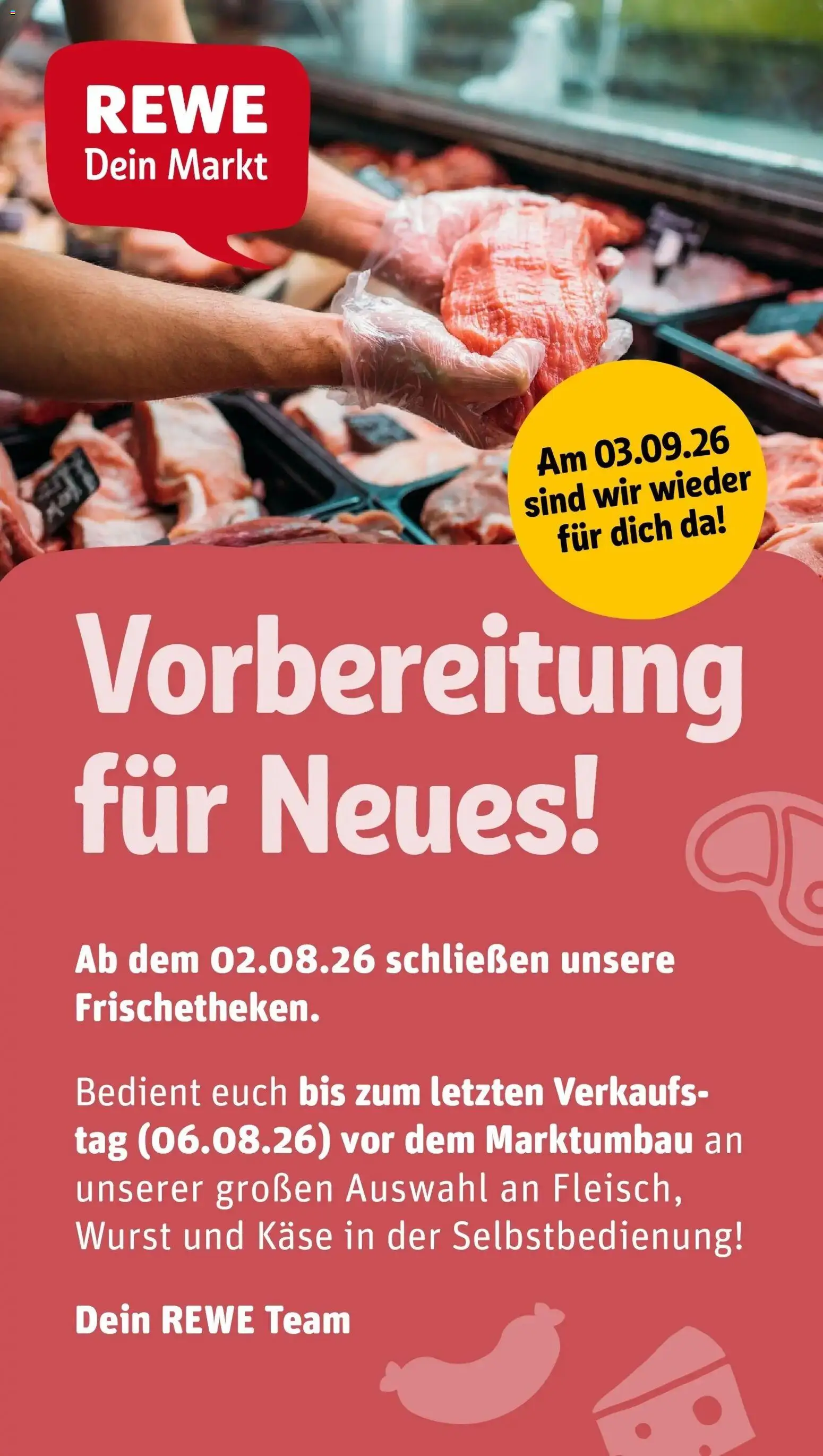 Vorschau von dem Prospekt des Geschäftes Rewe, gültig ab dem 27.07.2026