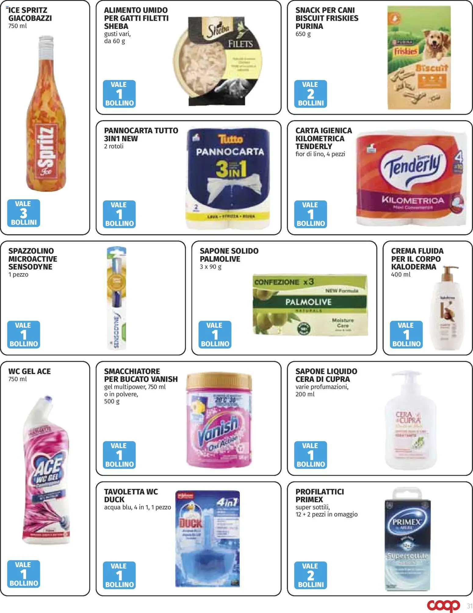 Anteprima dell'opuscolo COOP volantino Superstore dal negozio COOP valido da 29/10/2026 - Acqua, Crema, WC, Carta igienica, Tavoletta wc, Profilattici, Smacchiatore, Tavoletta