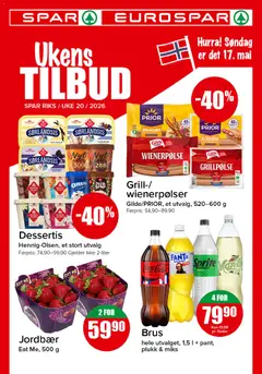 Forhåndsvis Spar kundeavis fra butikk Spar gyldig fra 11/05/2026