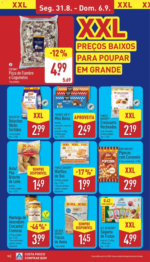 Novo folheto Aldi a partir de 31/08