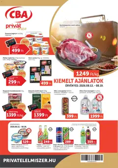PRIVÁT - PRIVÁT Aktuális szórólap MAX megtekintése, amely érvényes 2026.08.13.-től