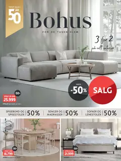 Forhåndsvis Bohus kundeavis fra butikk Bohus gyldig fra 25/05/2026