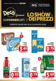 Anteprima dell'opuscolo Decò volantino Gourmet dal negozio Decò valido da 21/08/2026