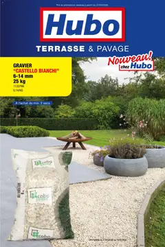Prévisualisation de Hubo Terrasse et pavage du magasin Hubo formulaire valide 21/03/2026