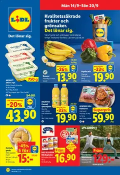 Förhandsgranska reklamblad Lidl erbjudanden från butik Lidl gäller från 14/09/2026