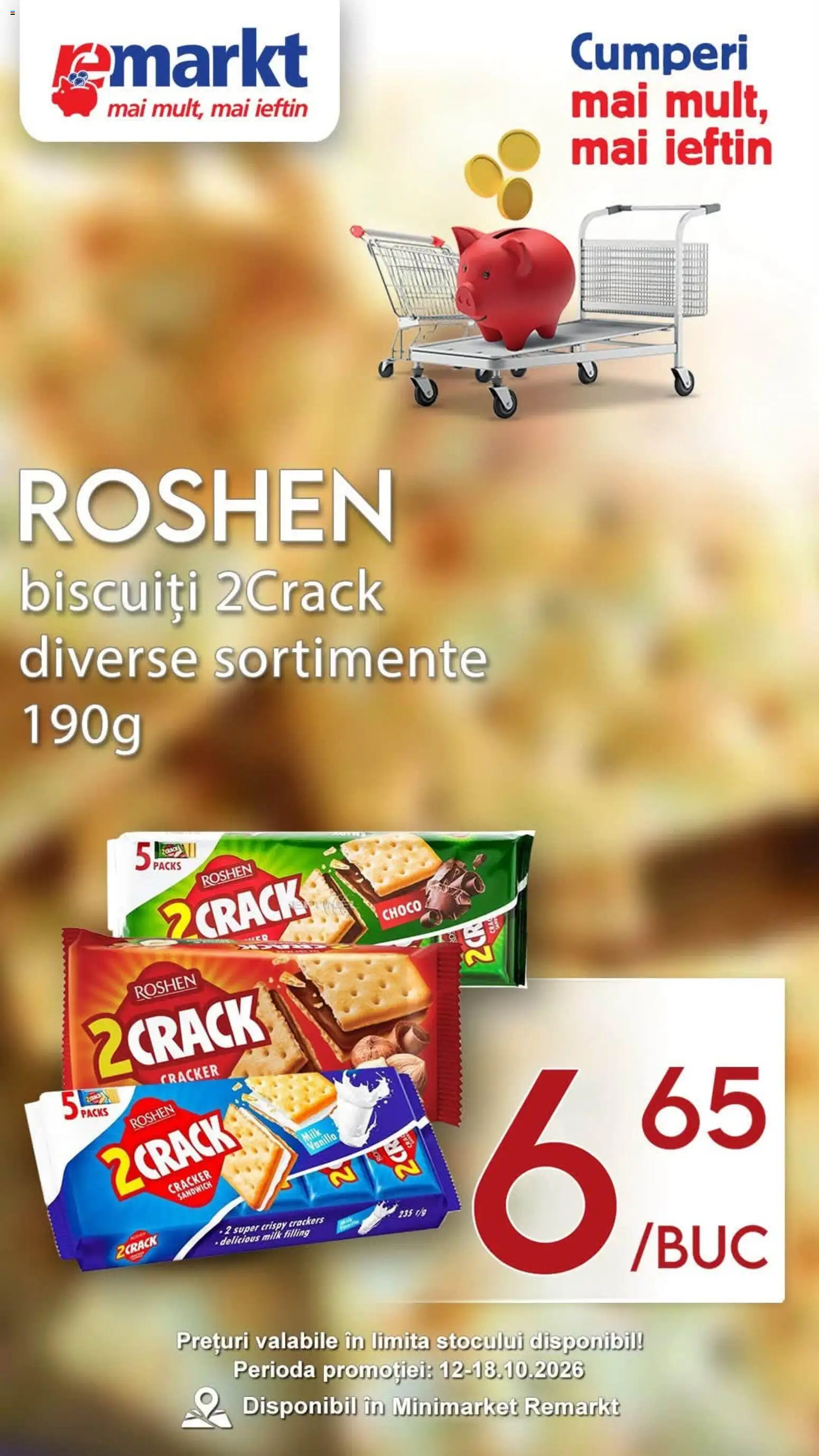 Previzualizarea de cataloage: Remarkt Remarkt Catalog valabil de la 12.10.2026 - Biscuiți