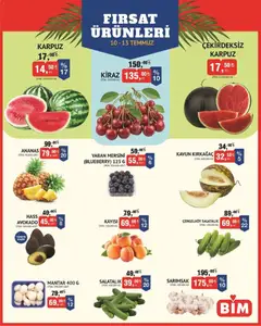BİM BİM - Meyve-Sebze, İndirim 10.07.2026 - Broşürünün önizlemesi