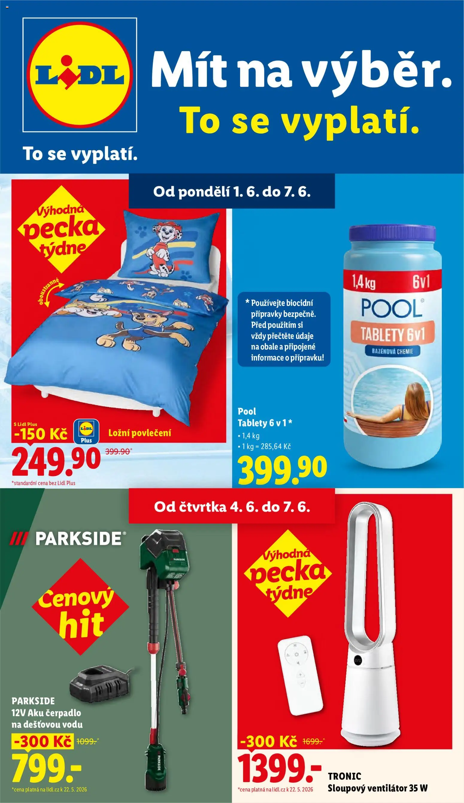 Náhled nabídky: Lidl Lidl leták - Spotřební zboží platný od 01.06.2026