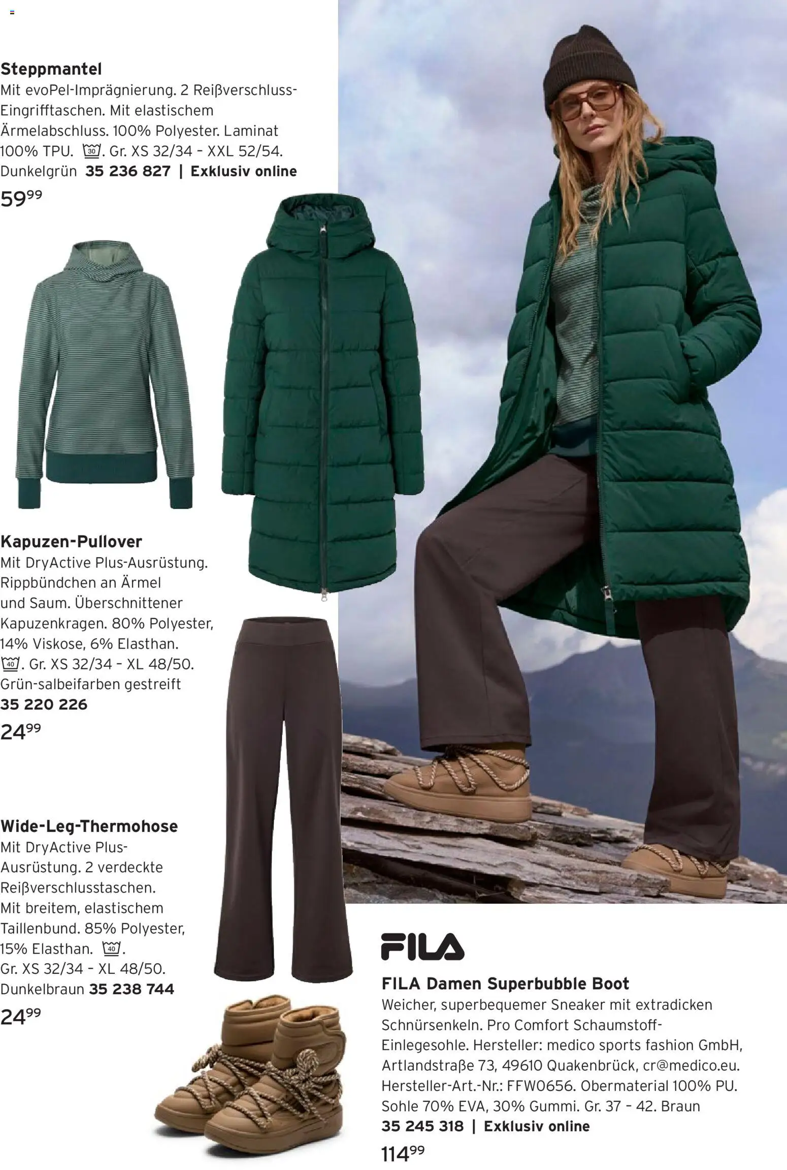 Vorschau von dem Prospekt des Geschäftes Tchibo, gültig ab dem 04.11.2026 - Kapuzenpullover, Steppmantel