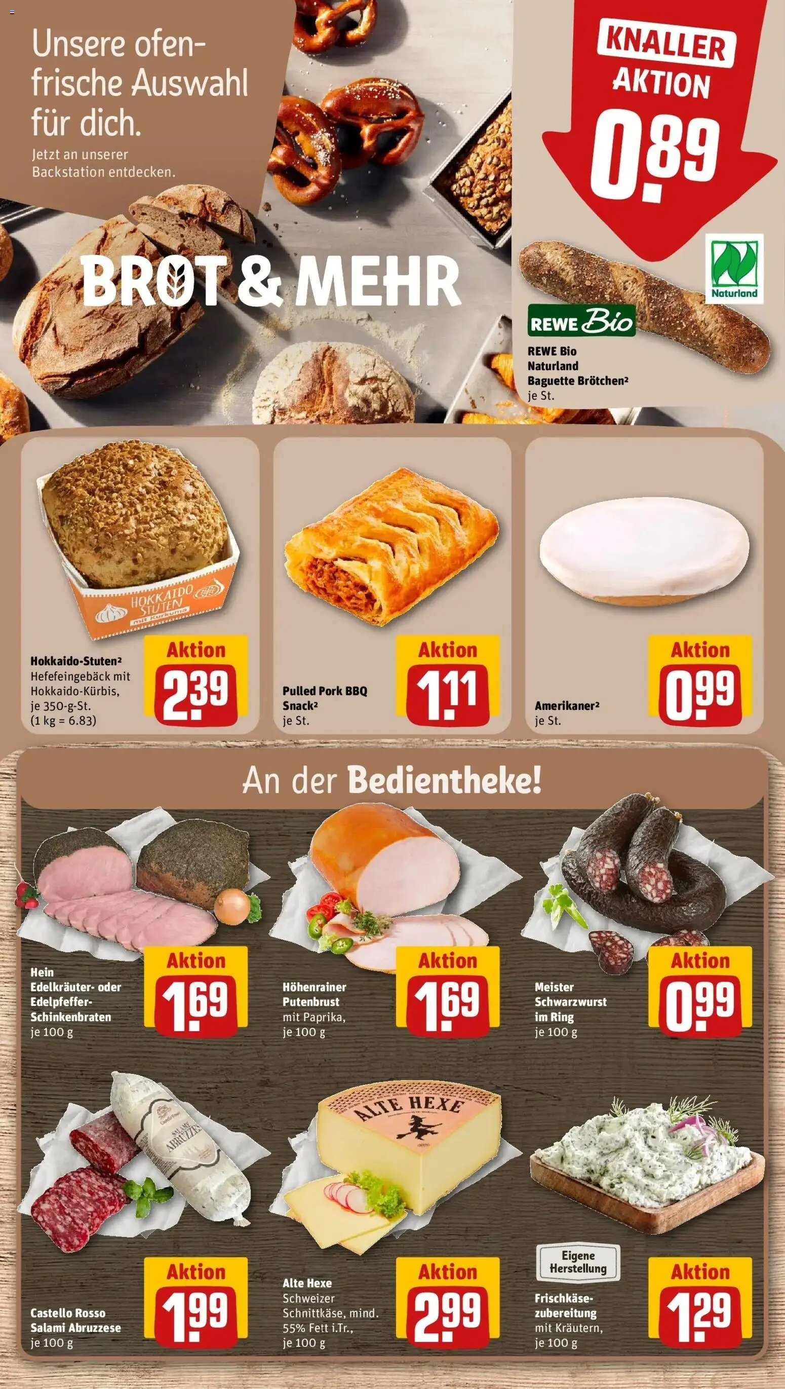 Vorschau von dem Prospekt des Geschäftes Rewe, gültig ab dem 26.10.2026