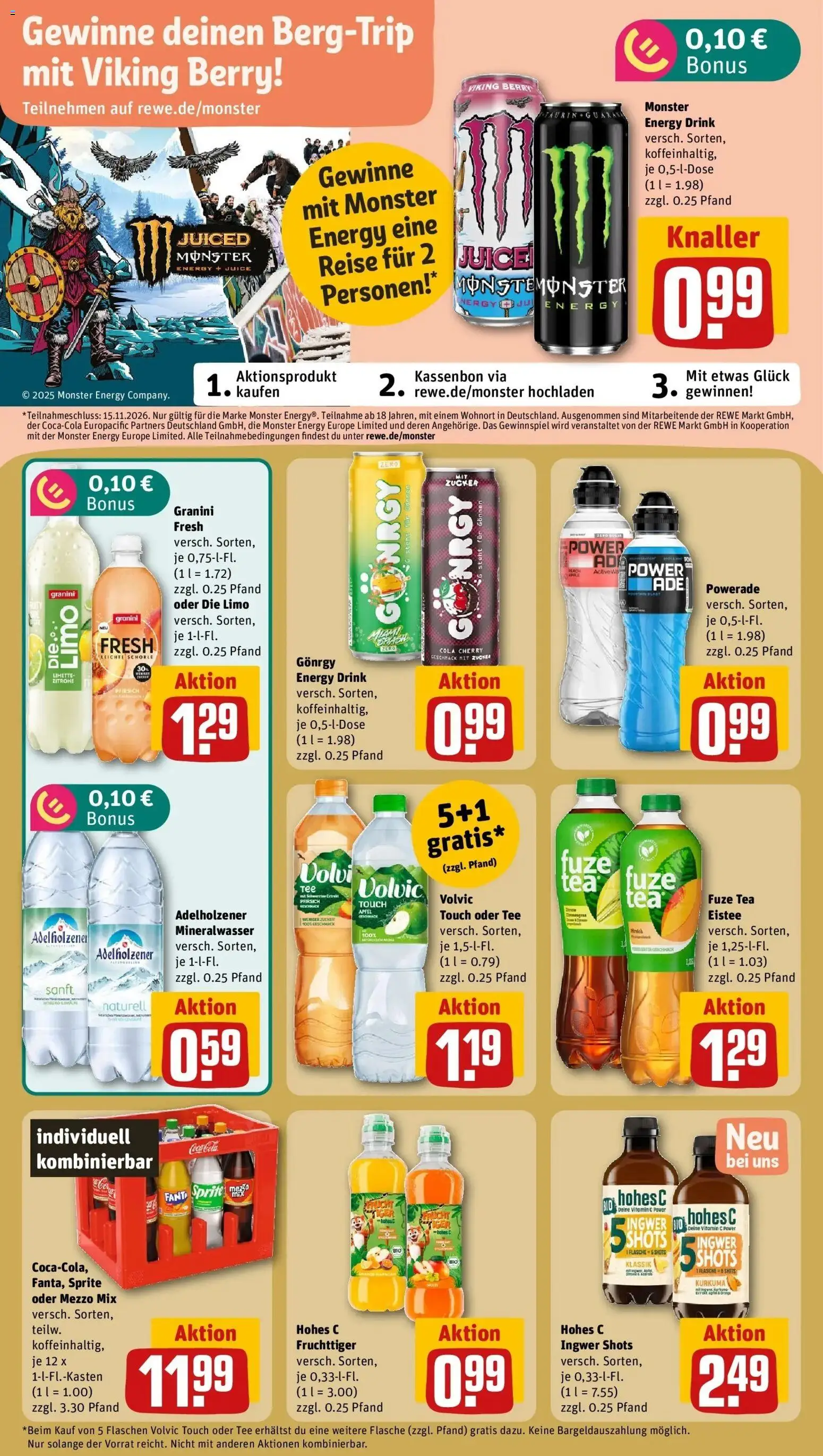 Vorschau von dem Prospekt des Geschäftes Rewe, gültig ab dem 26.10.2026