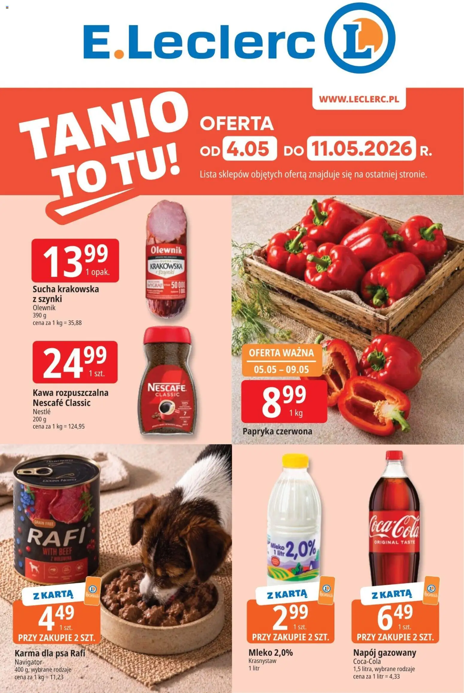 Pogląd gazetki "E.Leclerc gazetka - Zielona Góra" ze sklepu E.Leclerc ważnej od 04.05.2026