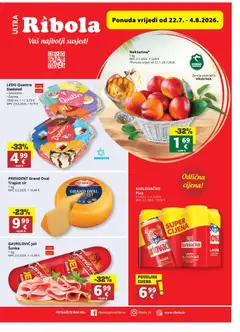 Pregled letka Ribola Katalog trgovine Ribola vrijedi od 22.07.2026