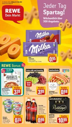 Vorschau von dem Prospekt des Geschäftes Rewe, gültig ab dem 17.08.2026