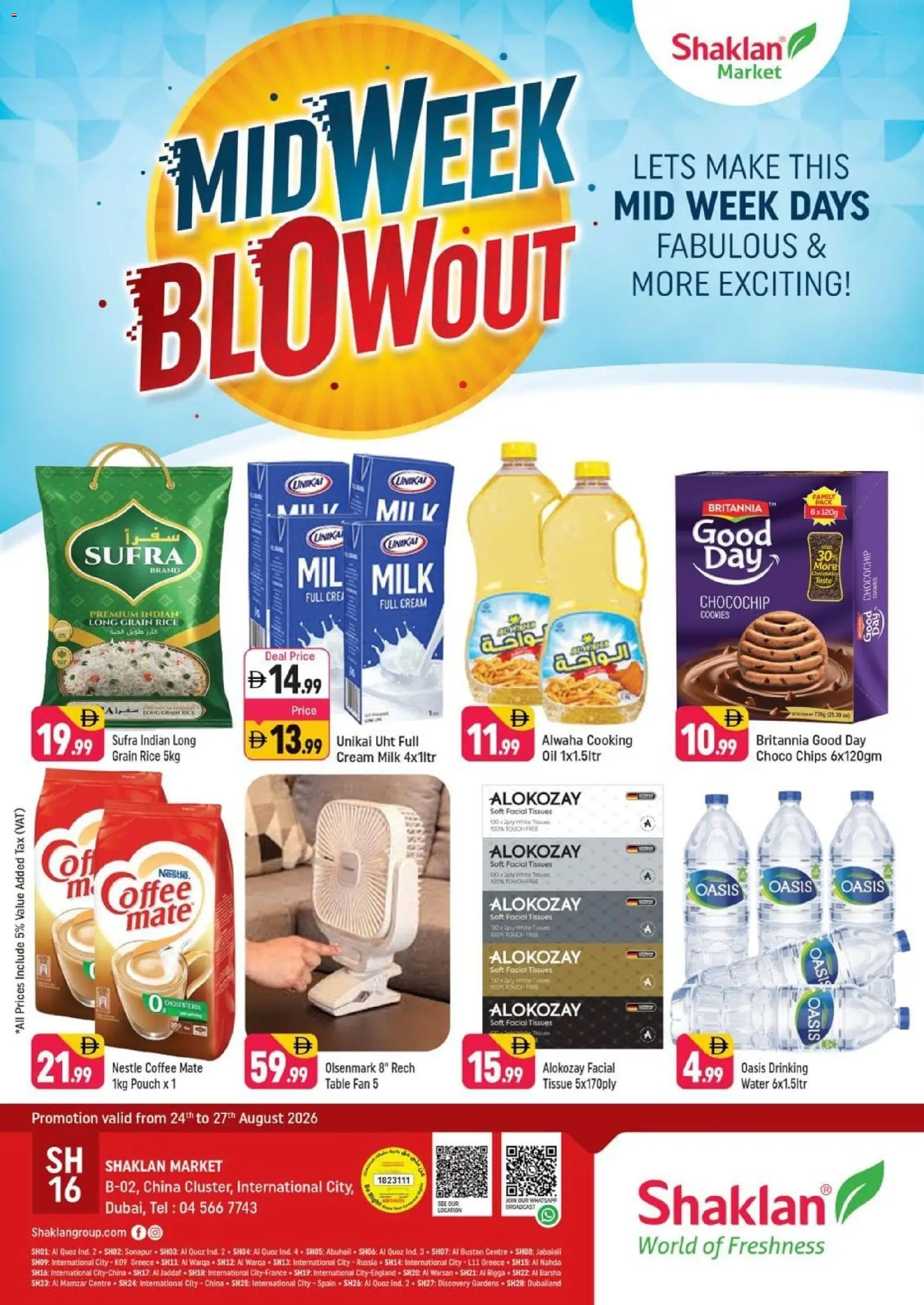 Preview of the catalogue Shaklan Midweek Blowout - B02 China Cluster, Dubai of store Shaklan valid from 24 Aug, 2026