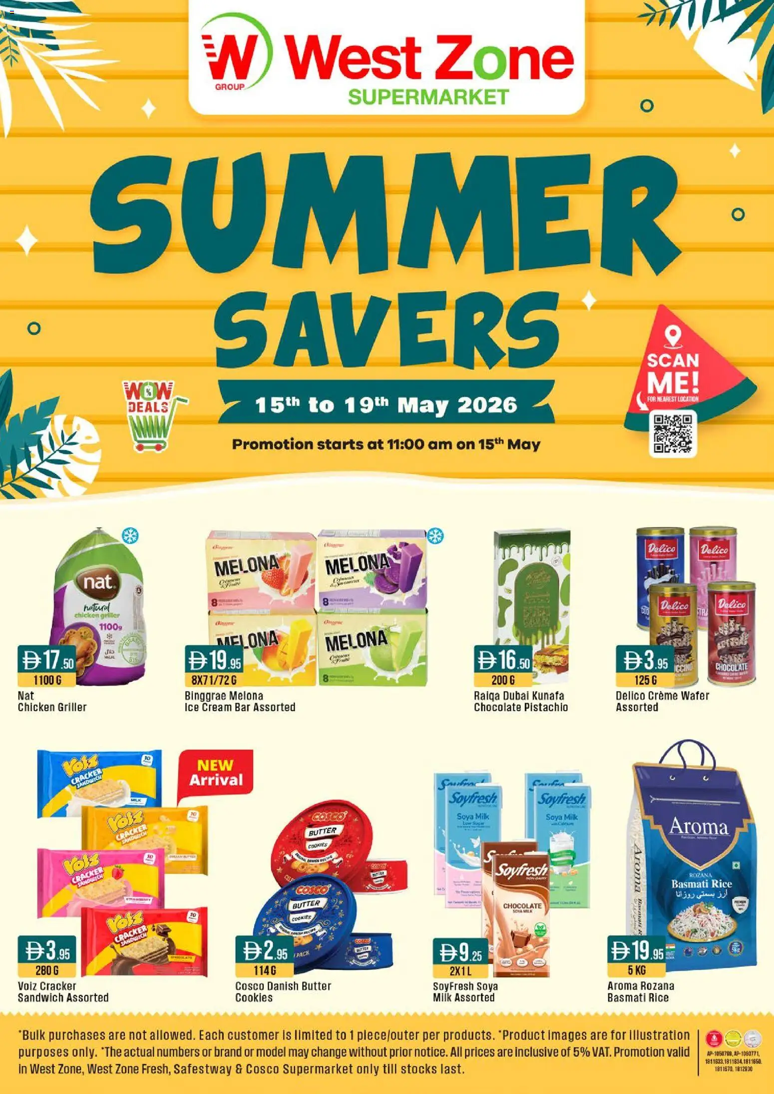 Preview of the catalogue Westzone Supermarket catalogue of store Westzone Supermarket valid from 15 May, 2026