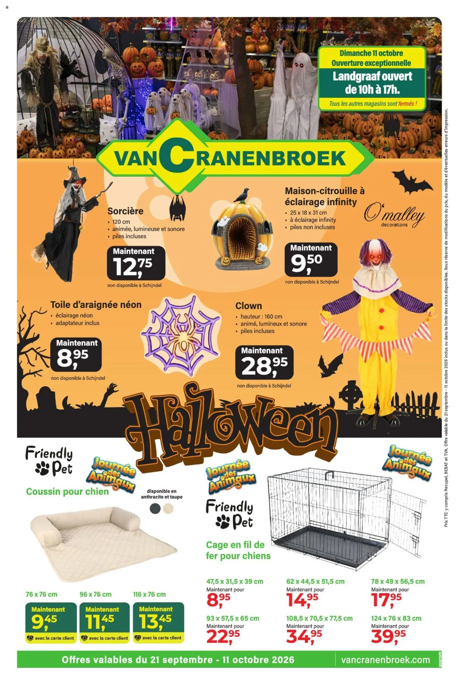 Voorbeeld van Van Cranenbroek Publicité van winkel Van Cranenbroek geldig vanaf 21/09/2026 - La