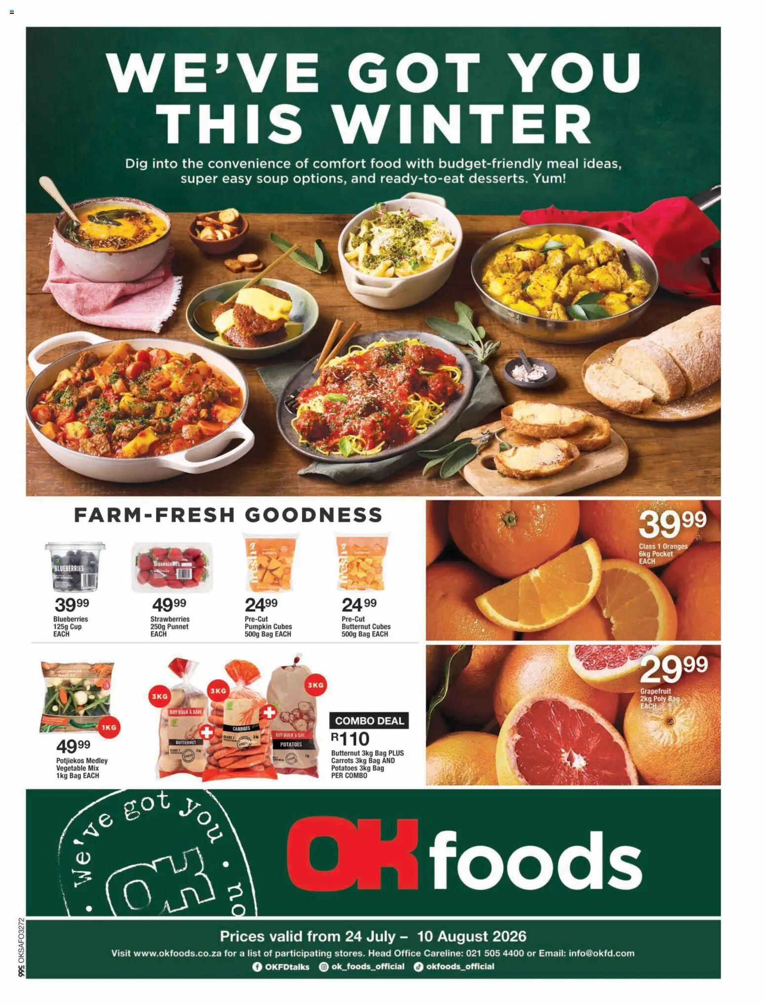 Preview of OK Foods flyer valid from 24/07/2026