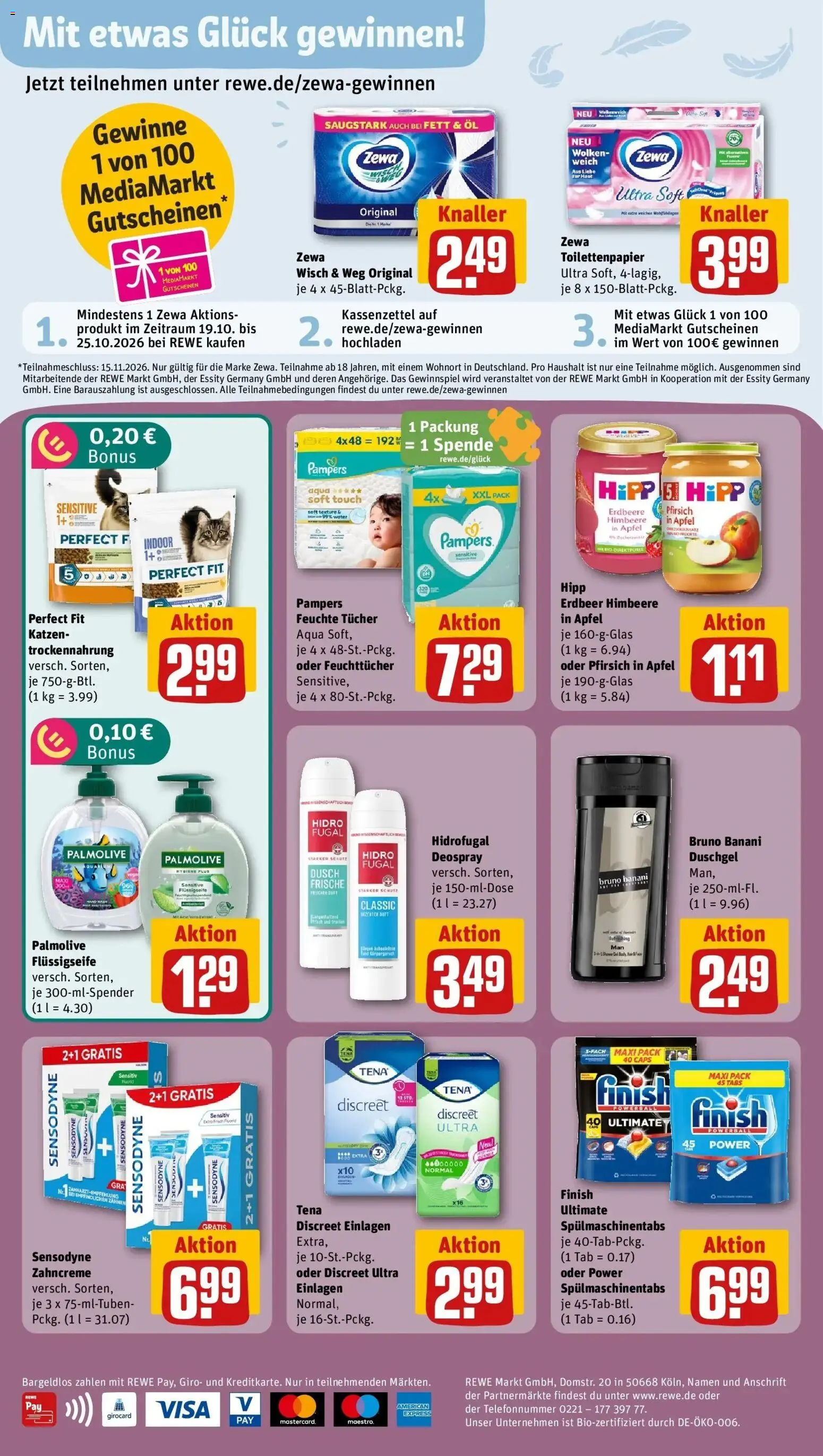 Vorschau von dem Prospekt des Geschäftes Rewe, gültig ab dem 19.10.2026