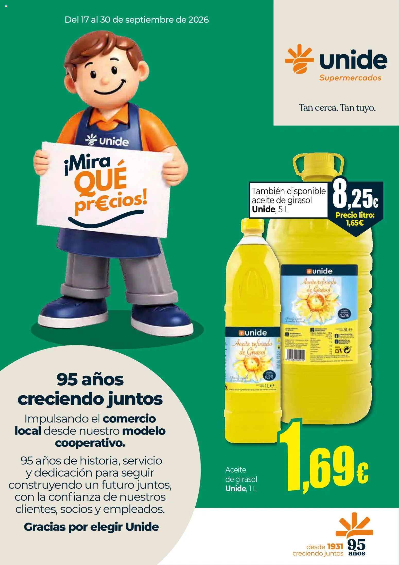 Vista previa del folleto de la tienda Unide válido desde el 17/09/2026 