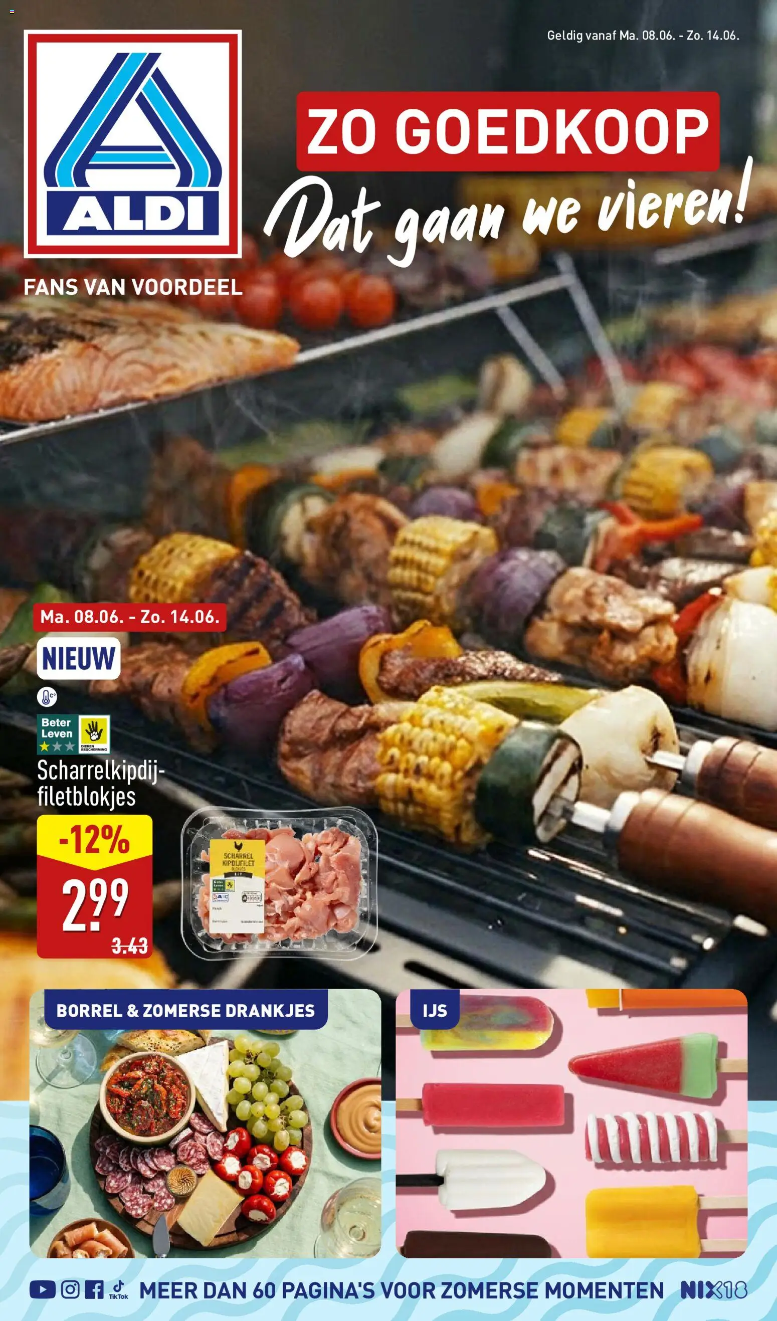 Voorbeeld van Aldi folder - Buiten eten van winkel Aldi geldig vanaf 08-06-2026