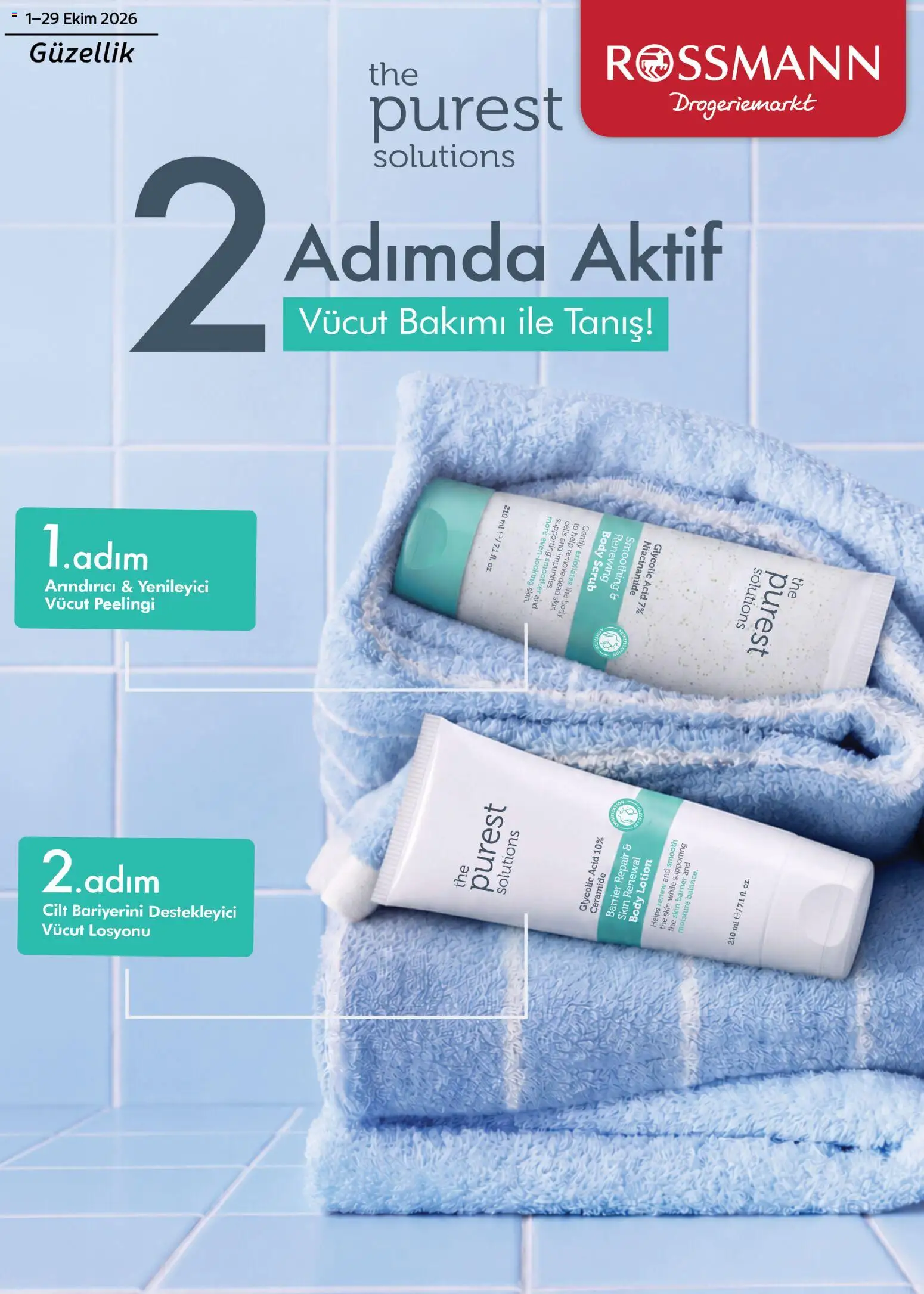 Rossmann Rossmann İndirim 01.10.2026 - Broşürünün önizlemesi