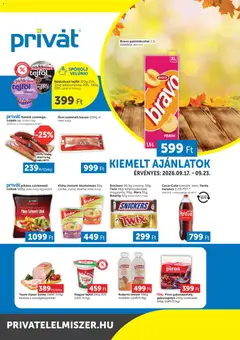 PRIVÁT - PRIVÁT Déli vármegyék megtekintése, amely érvényes 2026.09.17.-től