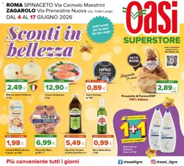 Anteprima dell'opuscolo Oasi volantino Superstore Zagarolo dal negozio Oasi valido da 04/06/2026