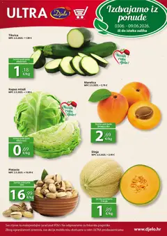 Pregled letka Djelo Katalog trgovine Djelo vrijedi od 03.06.2026