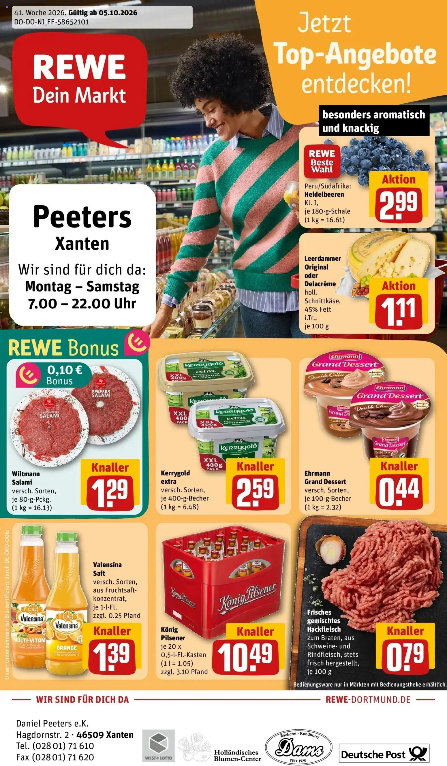 Vorschau von dem Prospekt des Geschäftes Rewe, gültig ab dem 05.10.2026