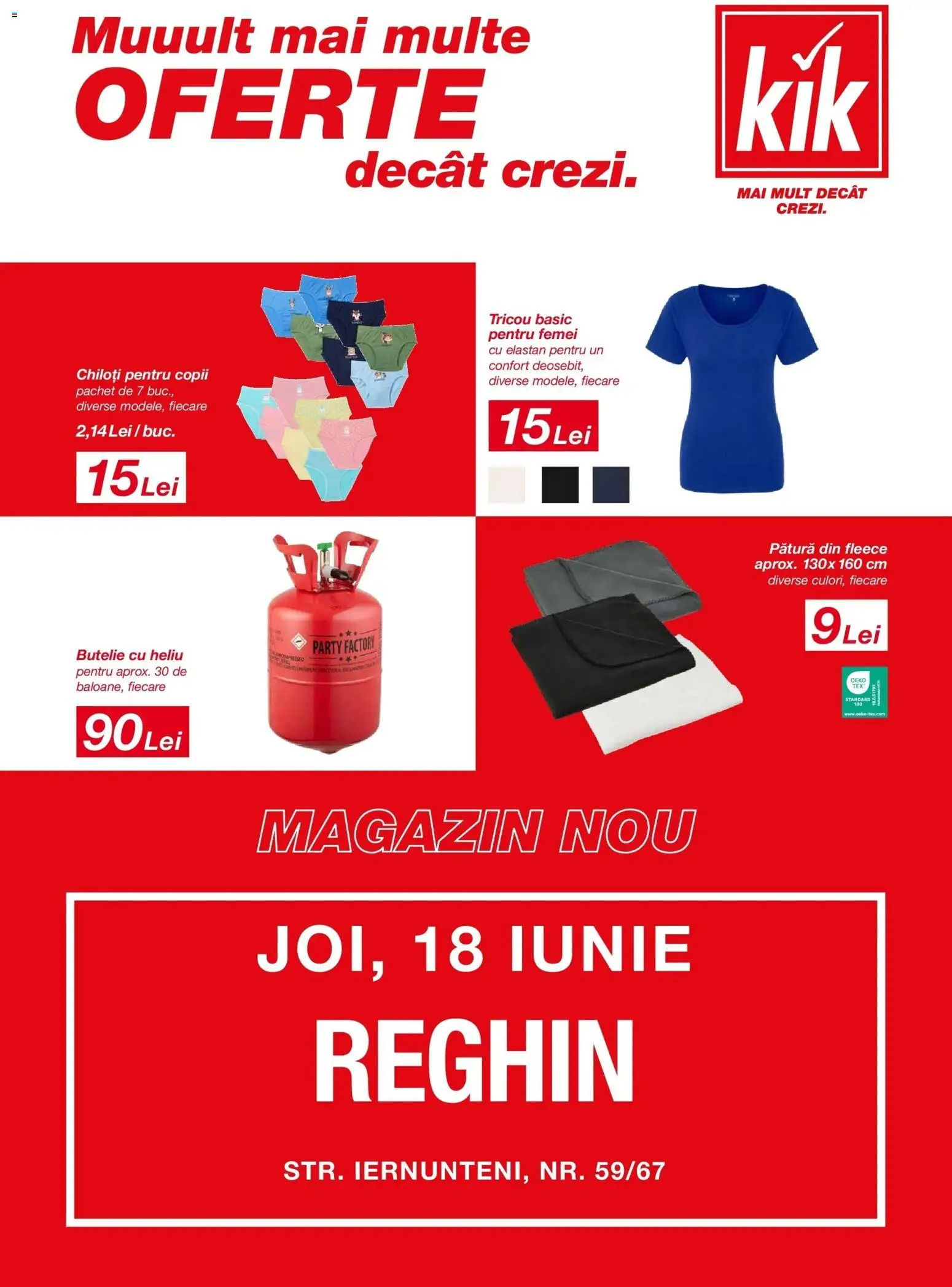 Previzualizarea de cataloage: Kik Kik Catalog Reghin valabil de la 15.06.2026