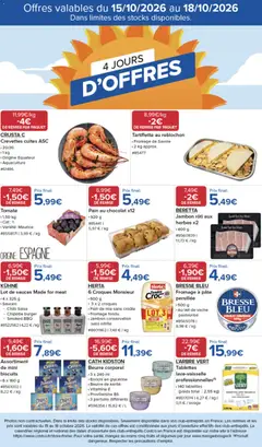 Prévisualisation de Costco 4 jours d'offres du magasin Costco formulaire valide 15/10/2026