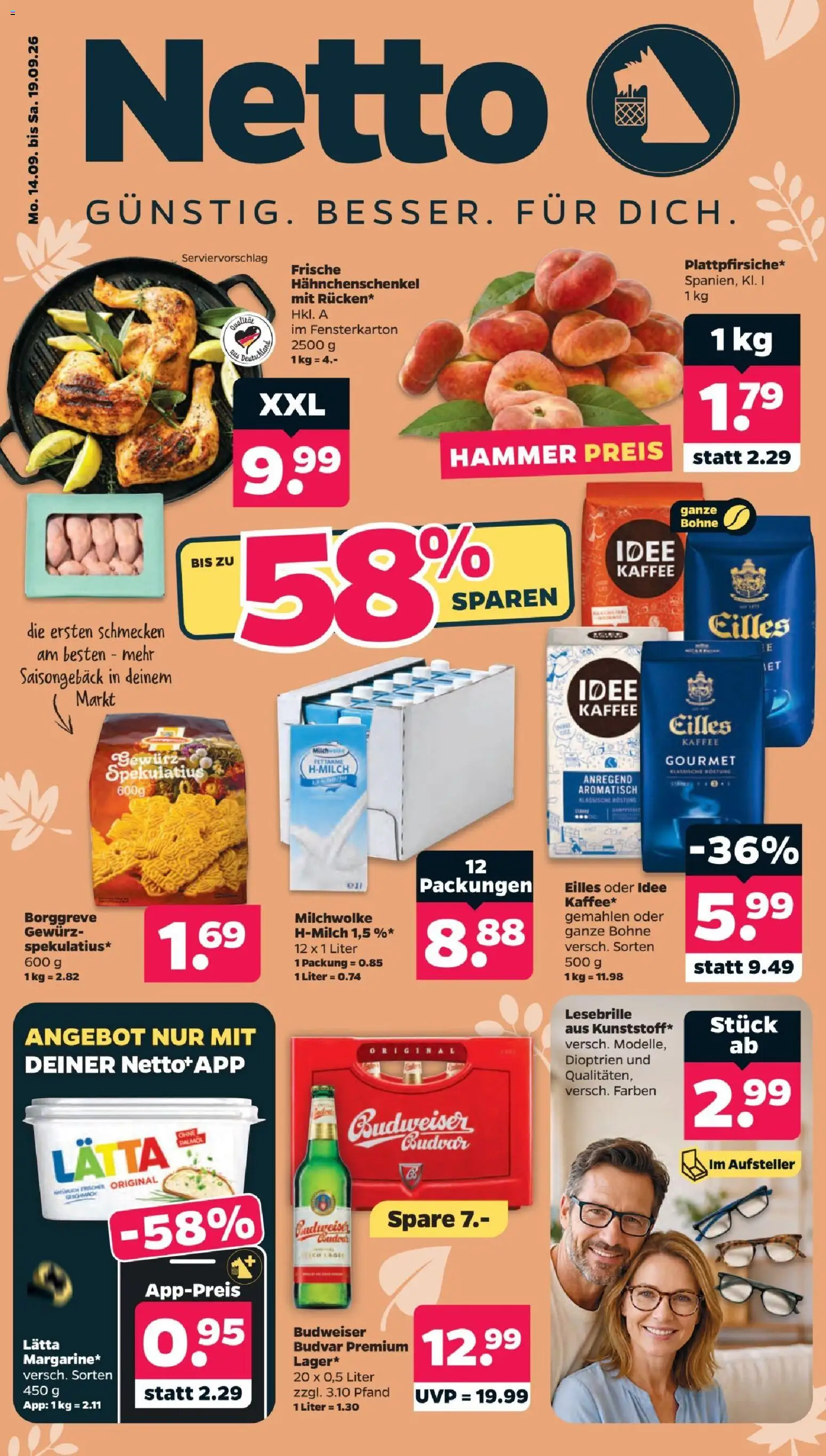 Vorschau von dem Prospekt des Geschäftes Netto, gültig ab dem 14.09.2026