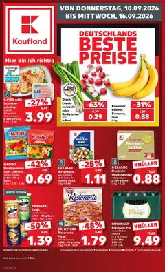 Vorschau von dem Prospekt des Geschäftes Kaufland, gültig ab dem 10.09.2026