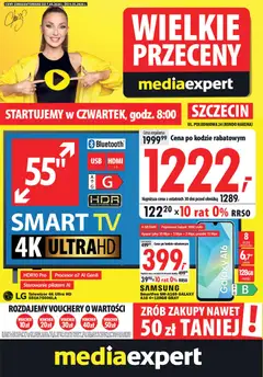Pogląd gazetki "Mediaexpert promocje - Wielkie przeceny Szczecin" ze sklepu Mediaexpert ważnej od 07.05.2026