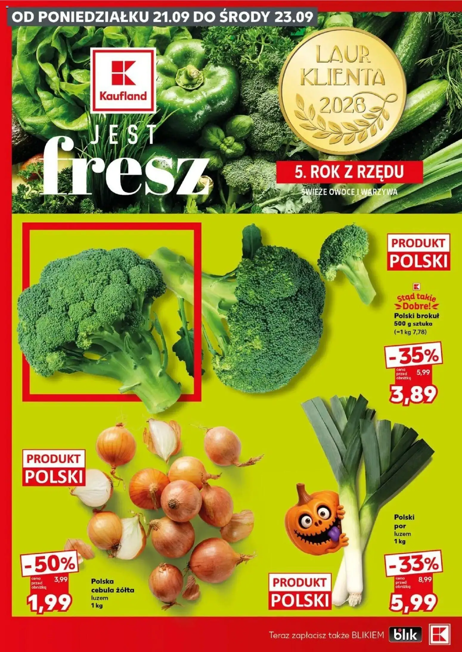 Pogląd gazetki "Kaufland gazetka - Mocny start" ze sklepu Kaufland ważnej od 21.09.2026