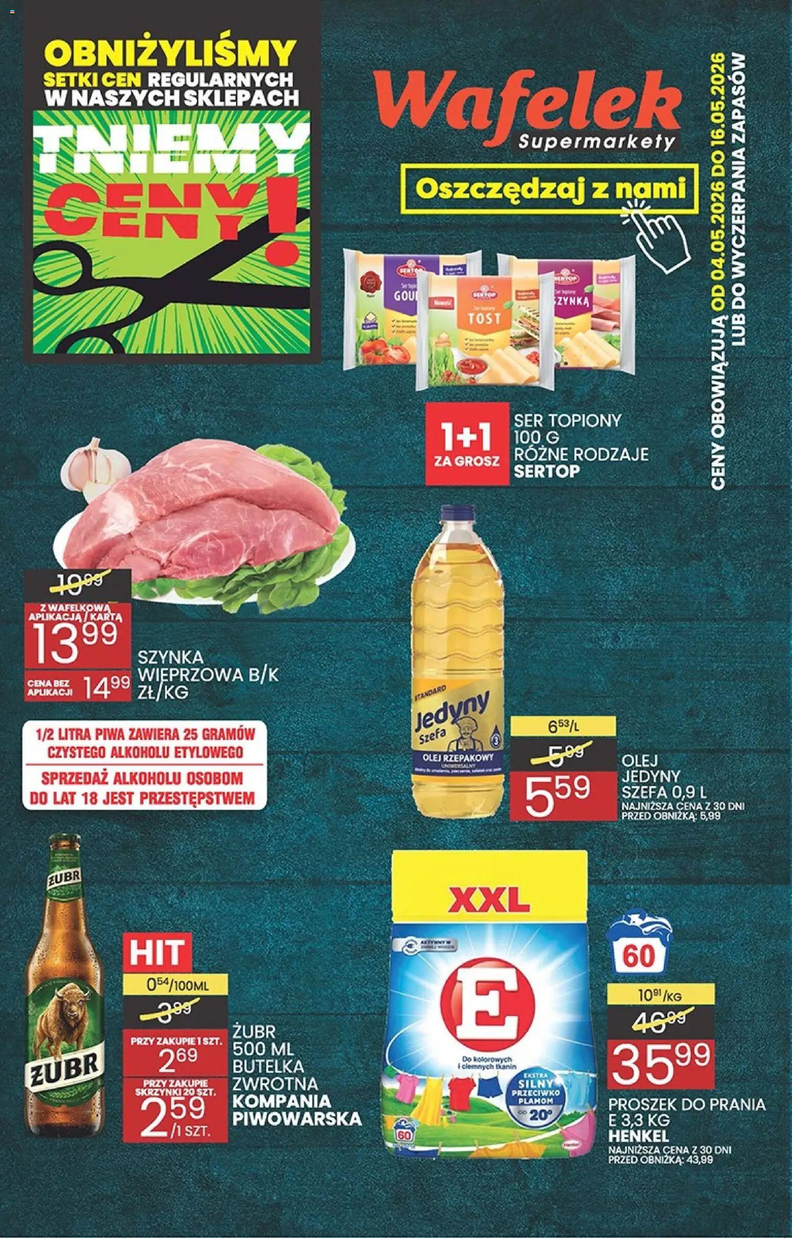 Pogląd gazetki "Wafelek gazetka" ze sklepu Wafelek ważnej od 04.05.2026