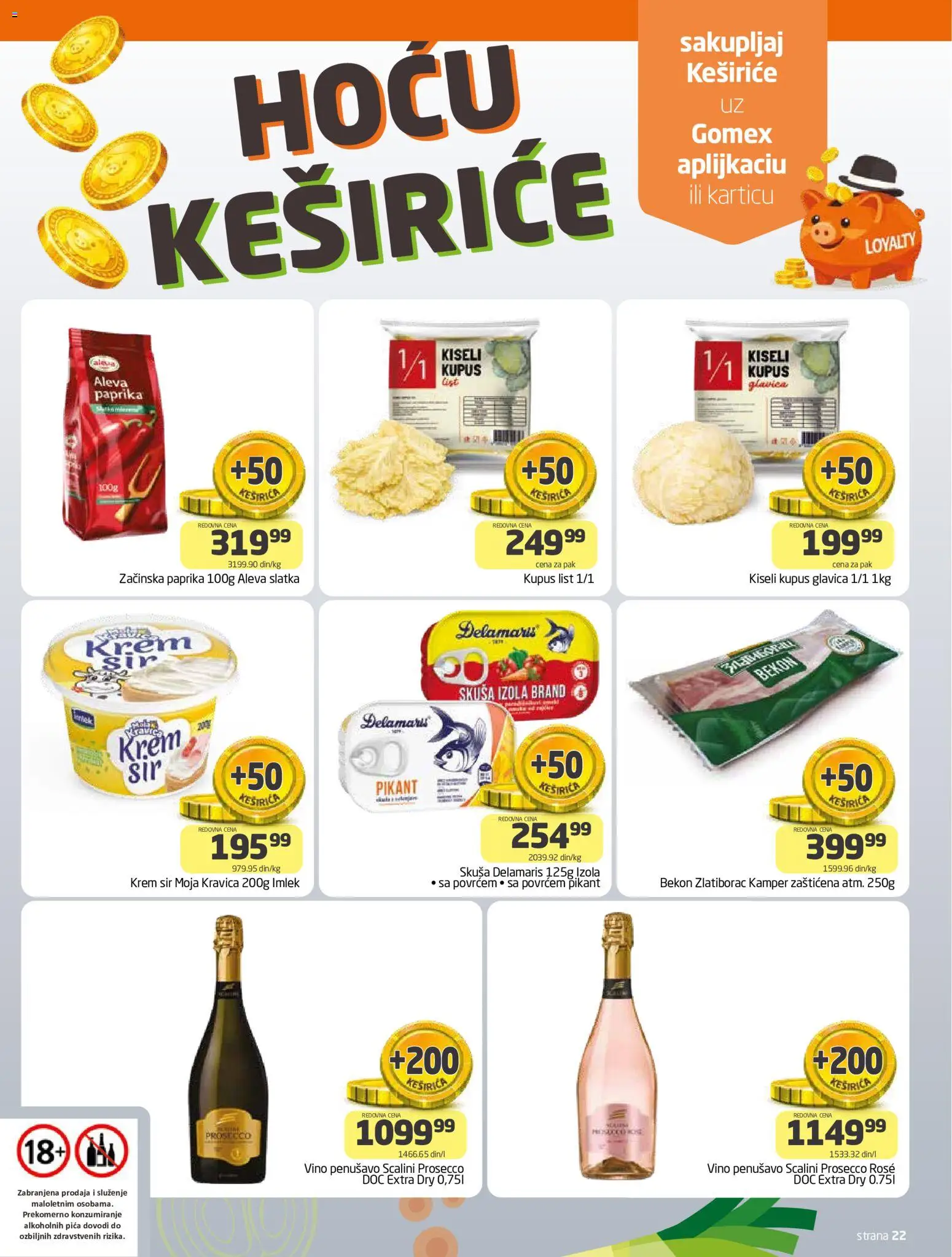Pregled Gomex kataloga - važi od 08.07.2026