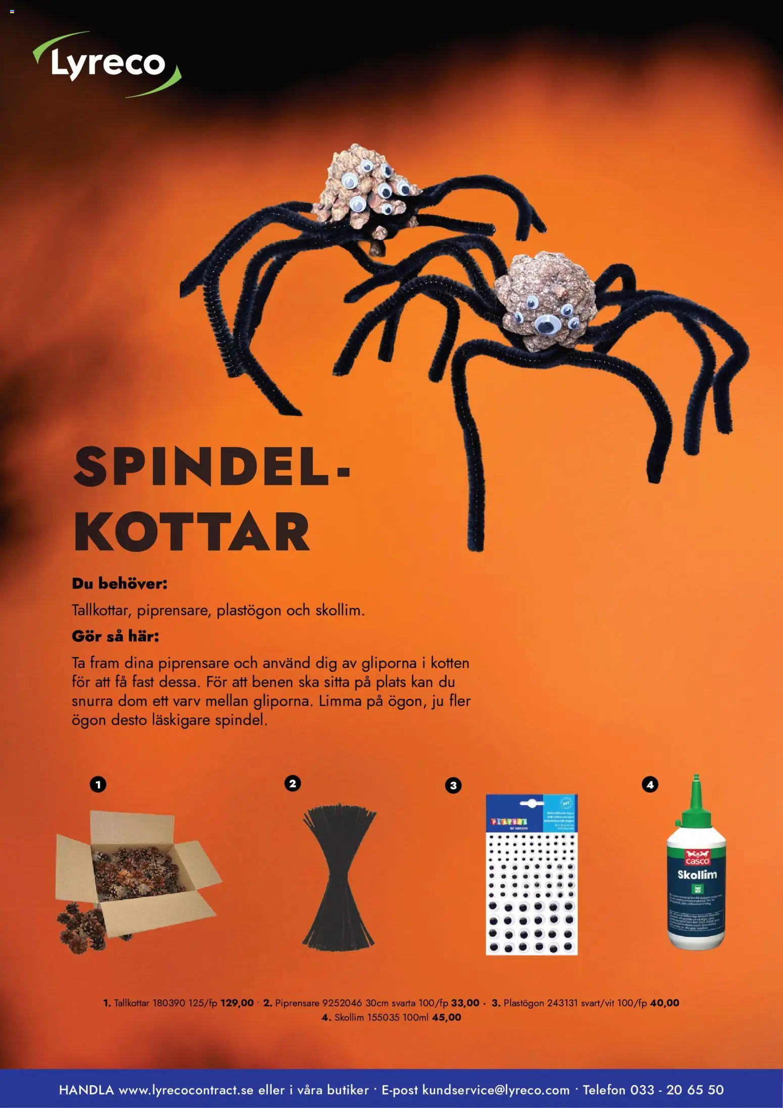 Förhandsgranska reklamblad Lyreco erbjudanden halloween från butik Lyreco gäller från 18/09/2026
