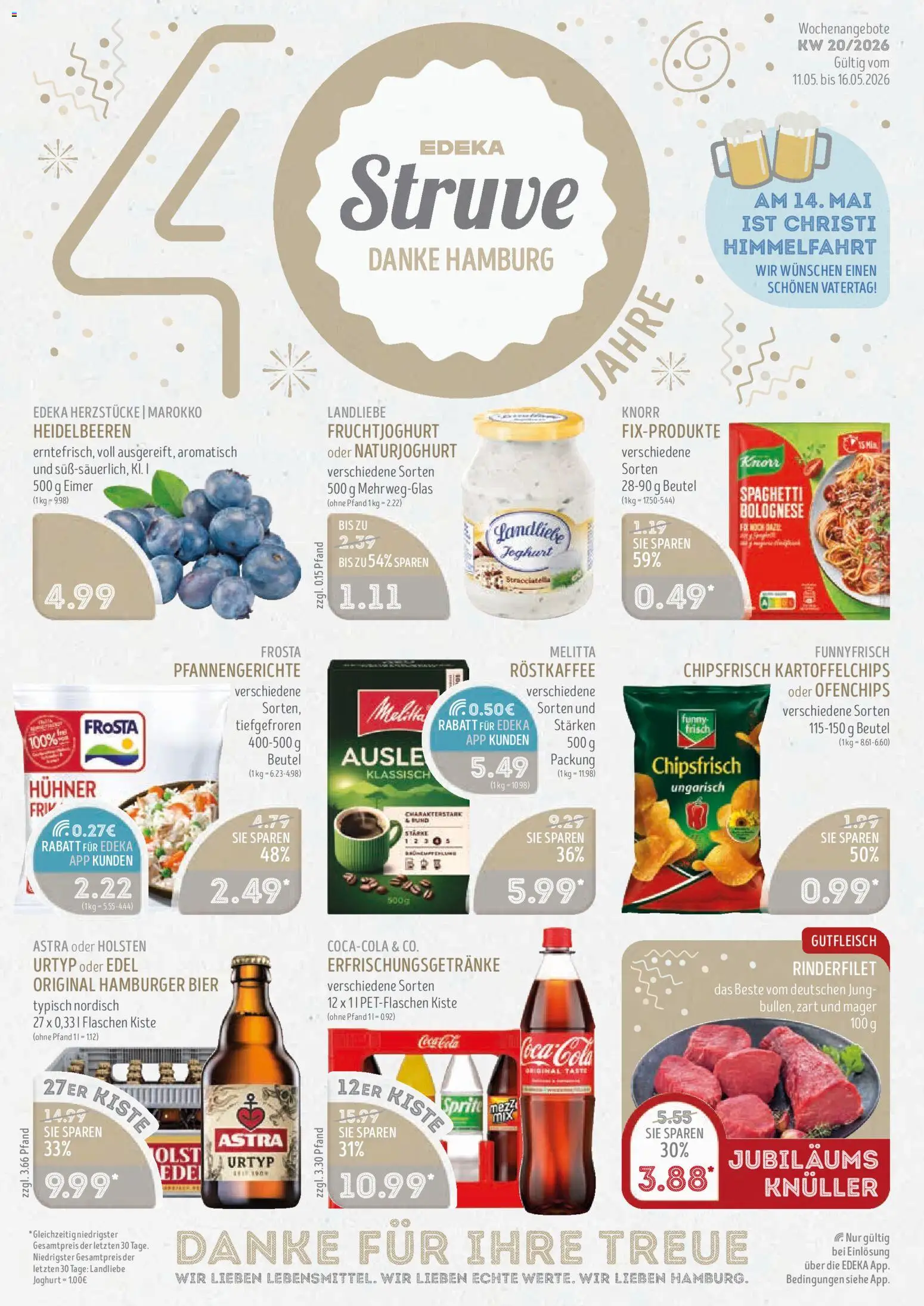 Vorschau von dem Prospekt des Geschäftes Edeka Struve, gültig ab dem 11.05.2026