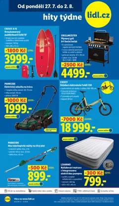 Náhled nabídky: Lidl Lidl leták - Hity týdne platný od 27.07.2026