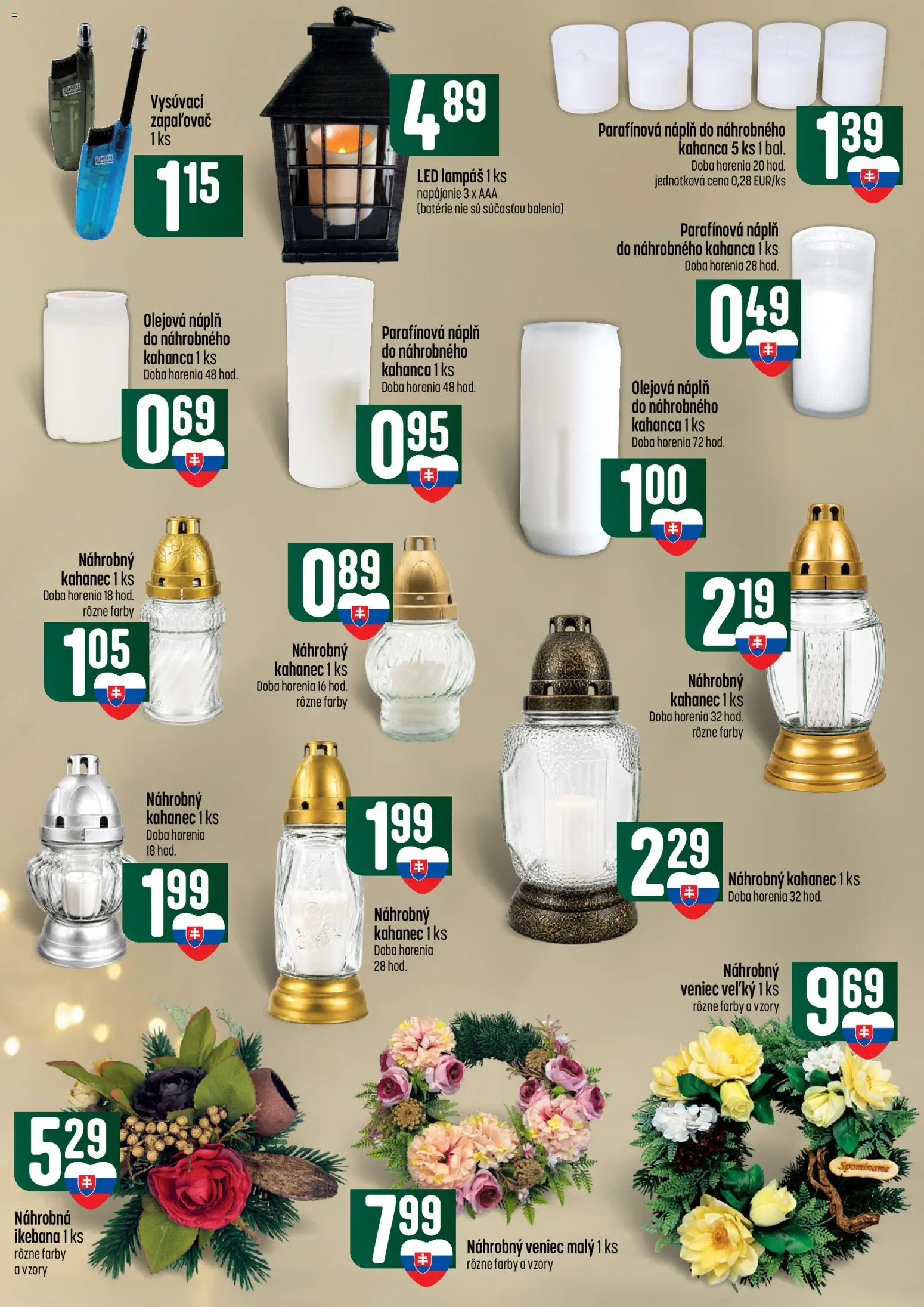 Náhľad COOP Jednota letáku platného od 08.10.2026 - Led, Batérie