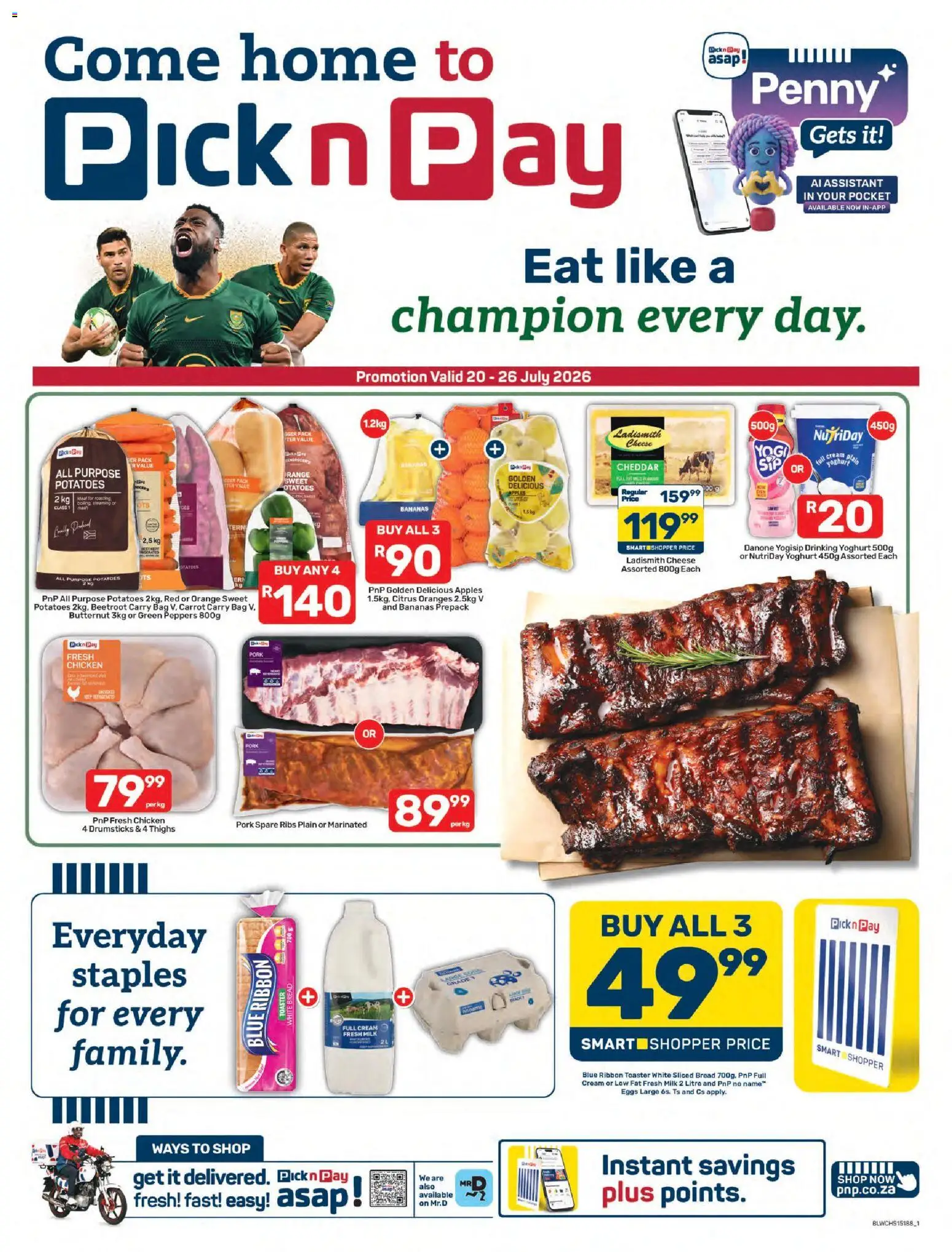 Preview of Pick n Pay flyer valid from 20/07/2026