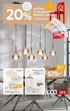 Vorschau der Angebote: XXXLutz XXXLutz Lampen gültig ab 08.09.2026