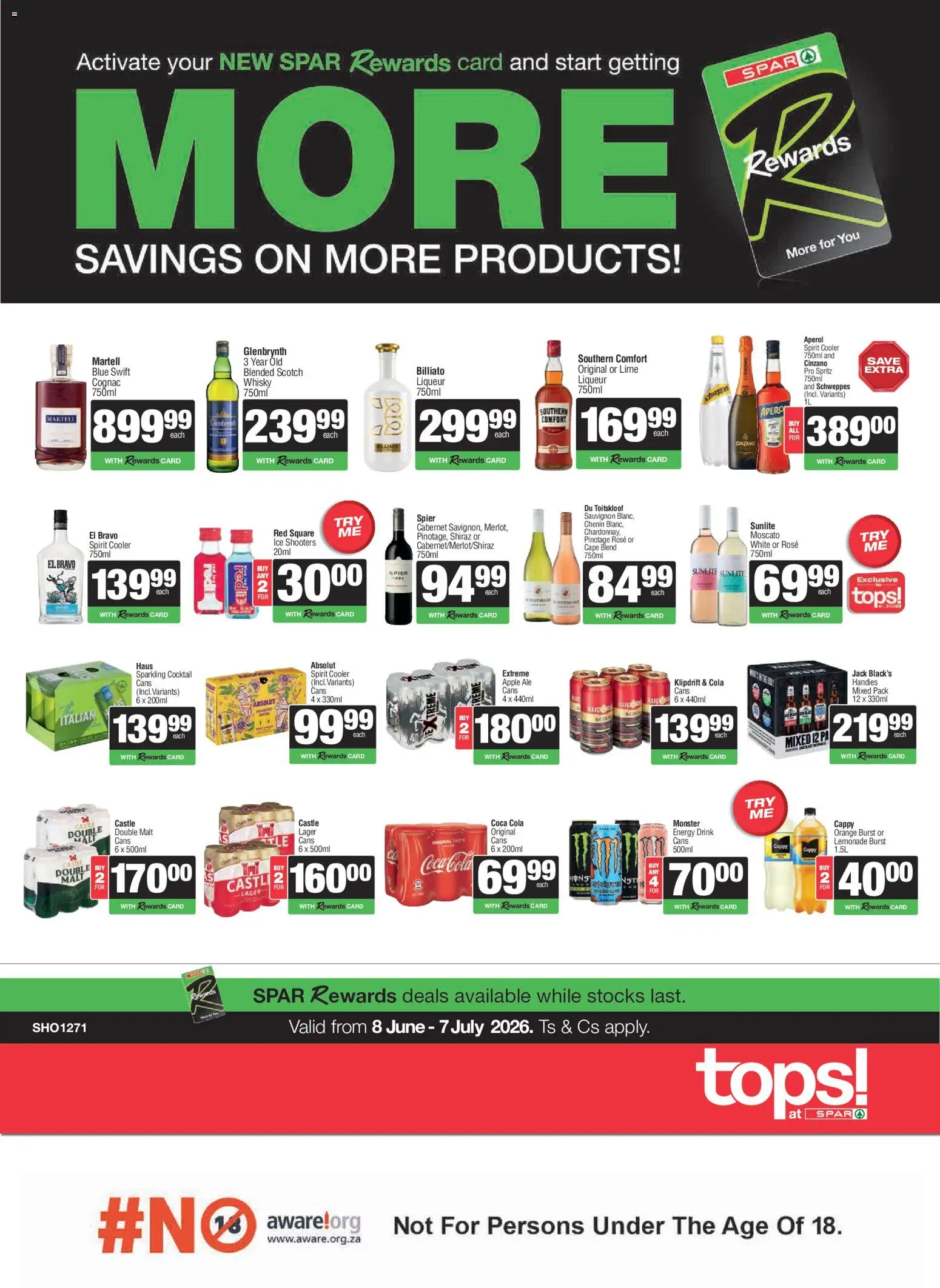 Preview of Tops at Spar flyer valid from 08/06/2026