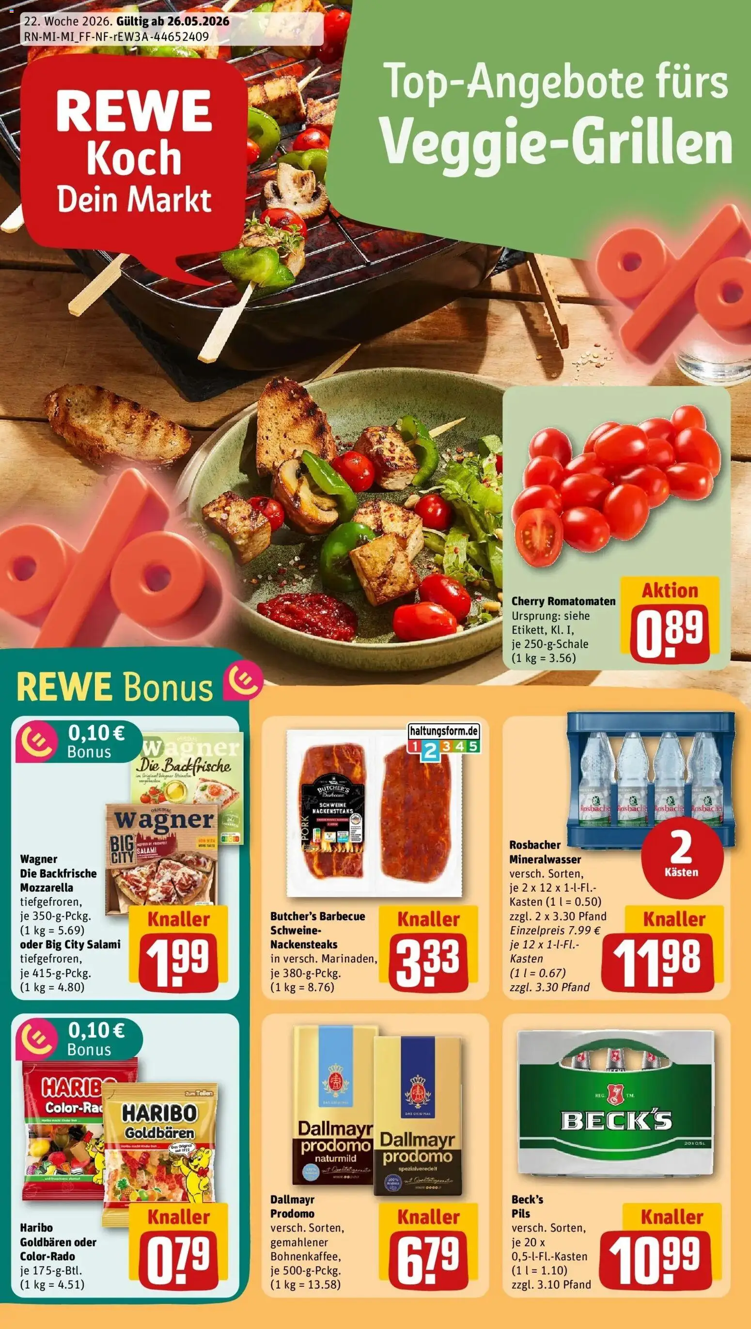 Vorschau von dem Prospekt des Geschäftes Rewe, gültig ab dem 26.05.2026
