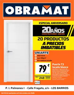Vista previa del folleto de la tienda Obramat válido desde el 18/09/2026 