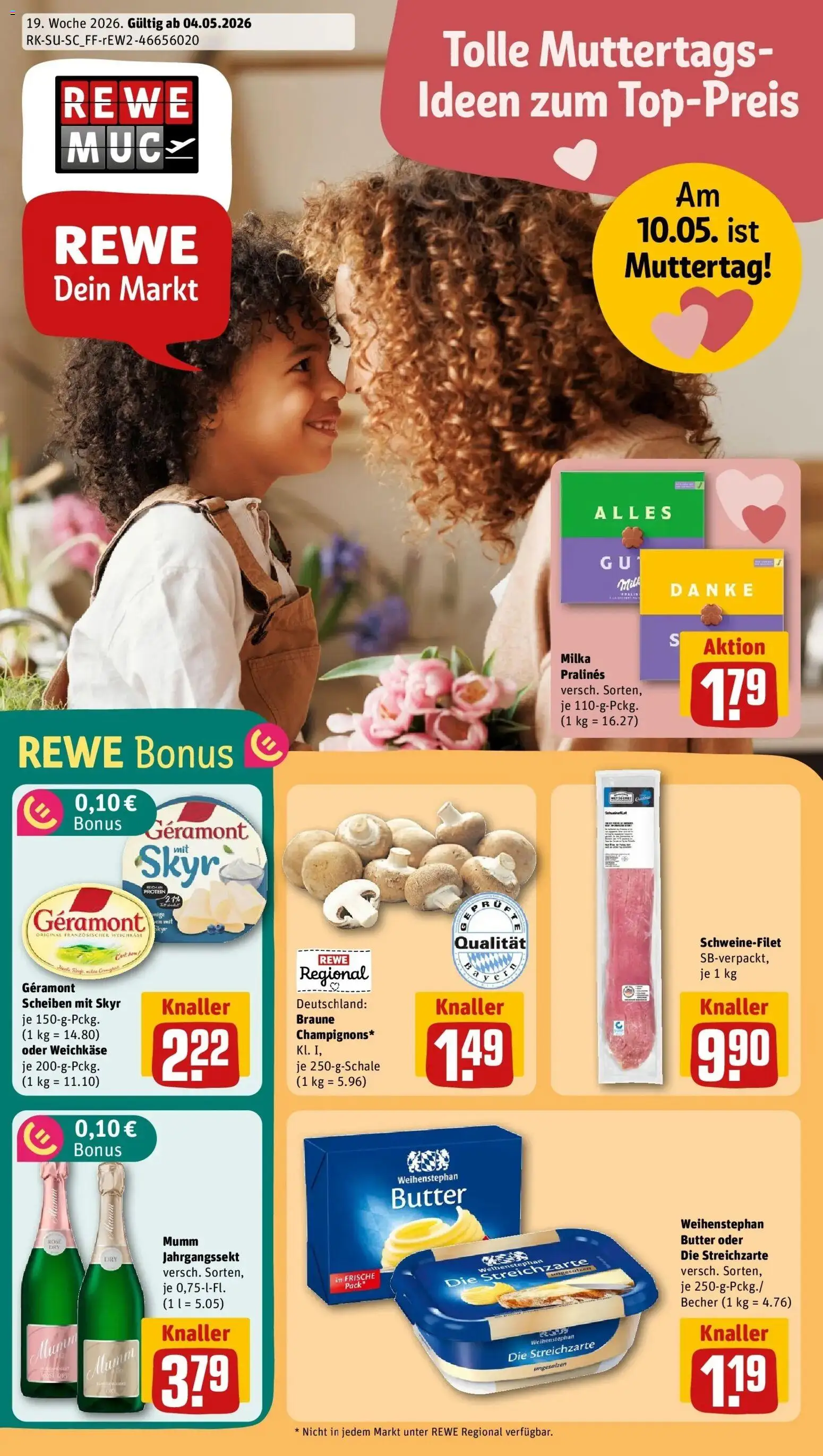 Vorschau von dem Prospekt des Geschäftes Rewe, gültig ab dem 04.05.2026