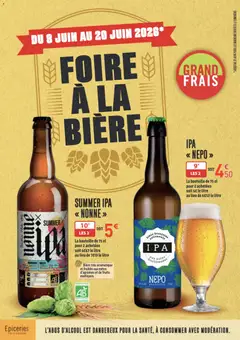 Prévisualisation de Grand Frais La foire à la bière du magasin Grand Frais formulaire valide 08/06/2026