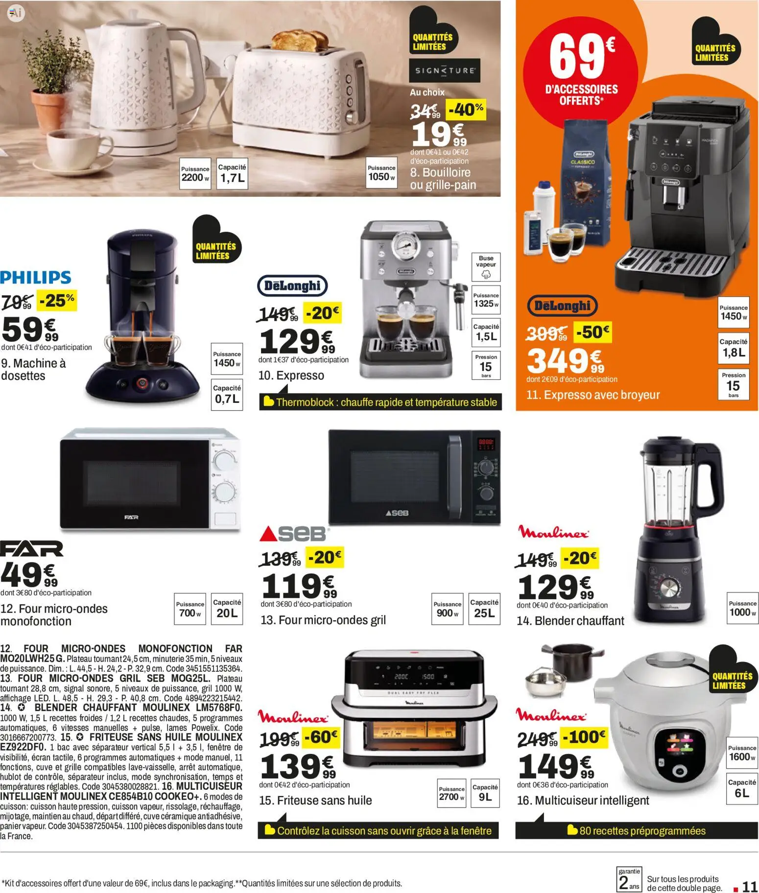 Prévisualisation de But catalogue du magasin But formulaire valide 28/08/2026 - Friteuse sans huile, Friteuse, Panier, Huile, Plateau, Blender chauffant, Multicuiseur, Plateau tournant